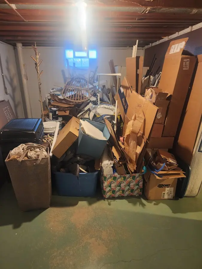 Roll-off dumpster container at job site for Yard Waste Dumpster Rental in Port Hadlock-Irondale